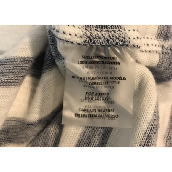 Alice + Olivia Rolled Sleeve Blue/White Striped Mini Dress - Picture 6 of 8